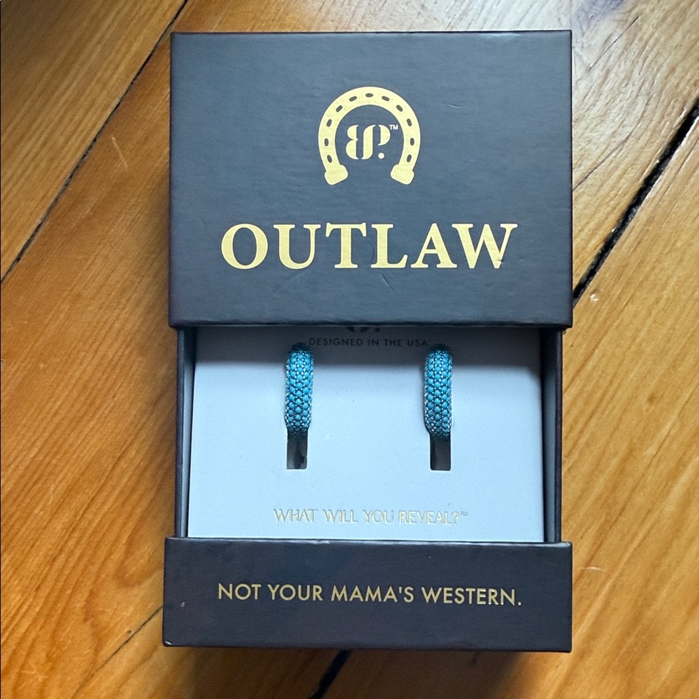 Bomb Party Outlaw Turquoise Beaded Earrings